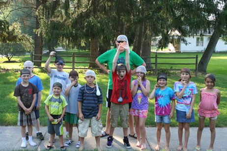 Jacob with Children Ready to do Battle