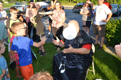 PaulGetting Hit with Pie