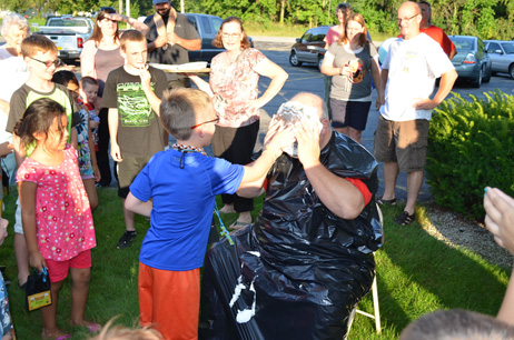 Paul Getting Hit with Pie