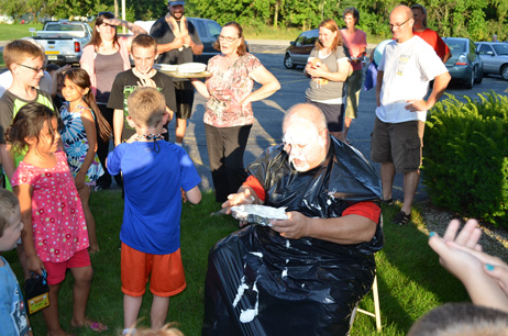 Paul Getting Hit with Pie