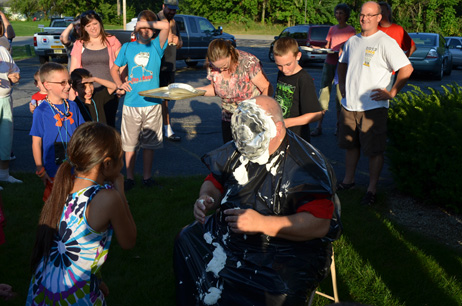 Paul Getting Hit with Pie