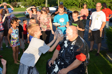 Paul Getting Hit with Pie