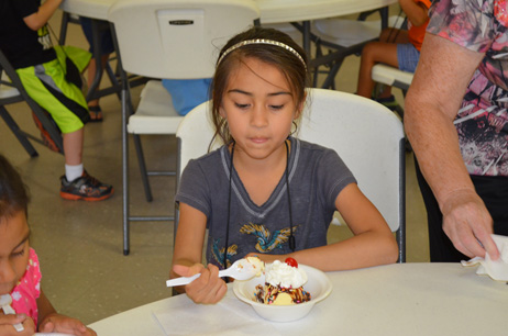 Girl Eating Ice Cream