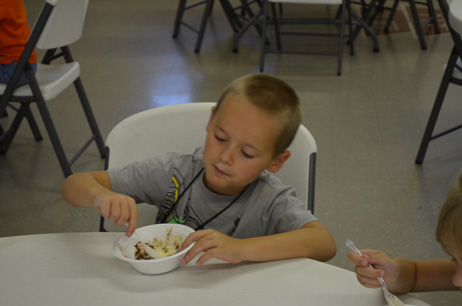 Boy Eating Ice Cream