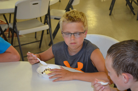 Boys Eating Ice Cream