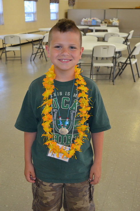 Boy Wearing Necklace