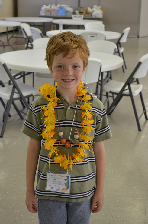 Boy Wearing Necklace