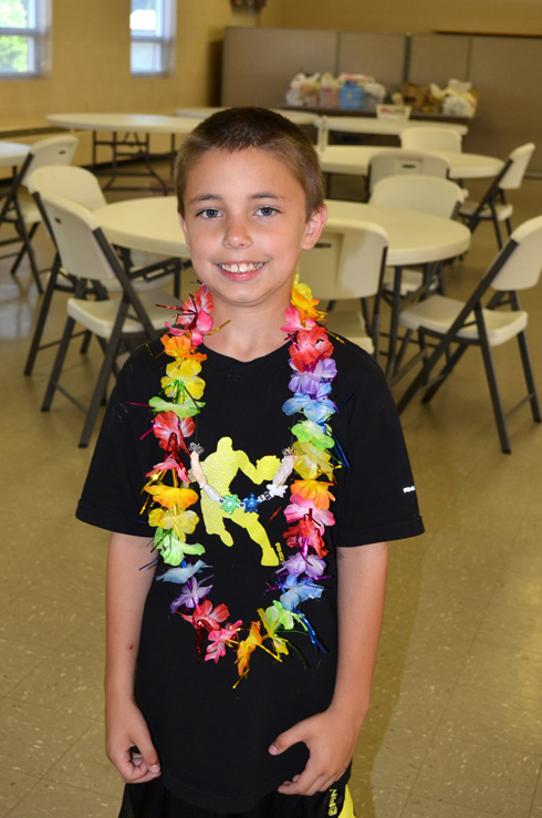 Boy Wearing Necklace