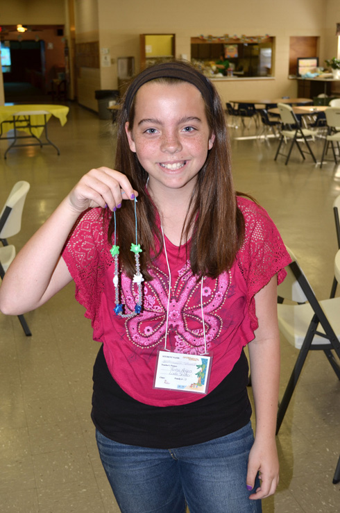 Girl Girl Wearing Necklace