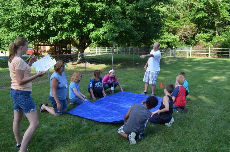 Children Playing a Game