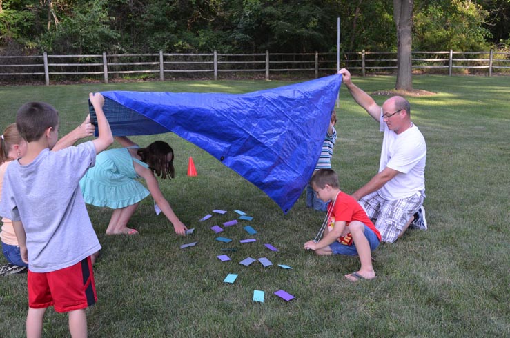 Children Searching for Clues