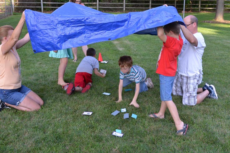 Children Searching for Clues