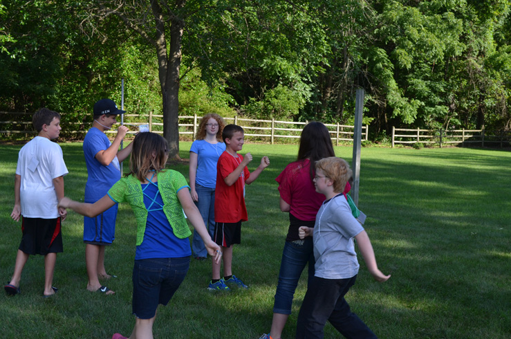 Children Playing Hurricane