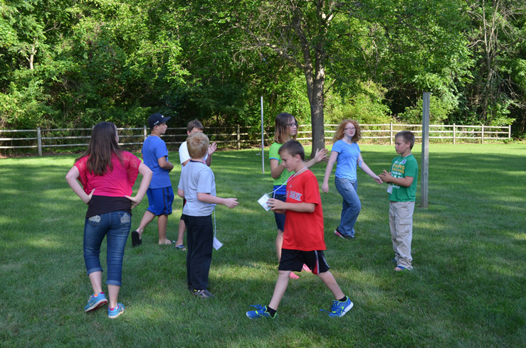 Children Playing Hurricane