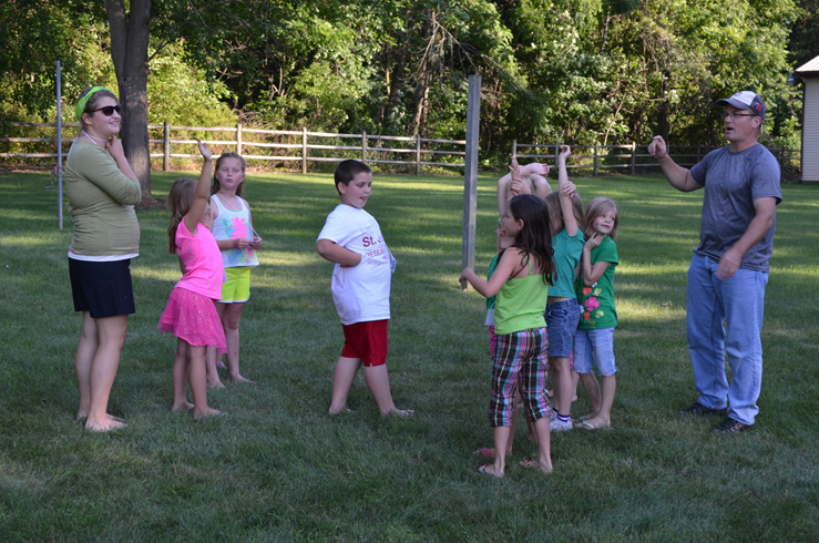 Children Playing Hurricane