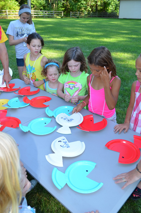 Children Playing Match Game