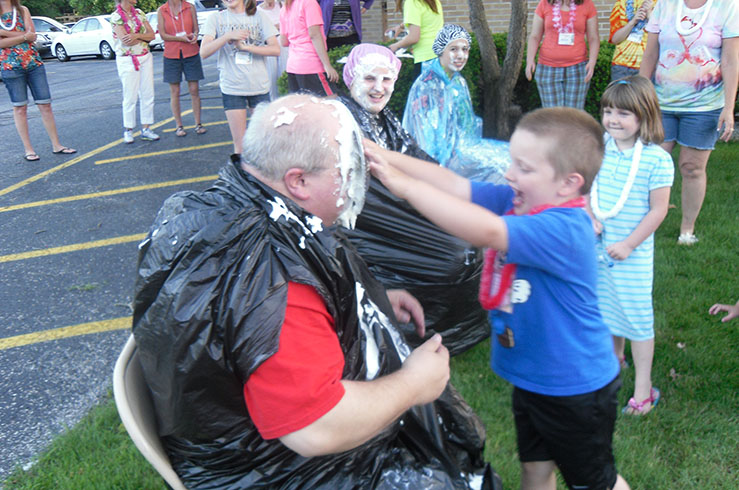 Paul Getting Hit with Pie