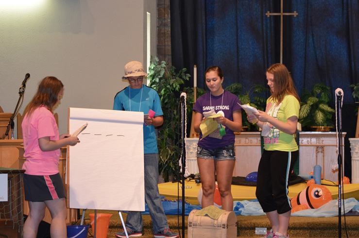 Youth Performing Skit