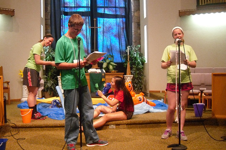 Youth Performing Skit