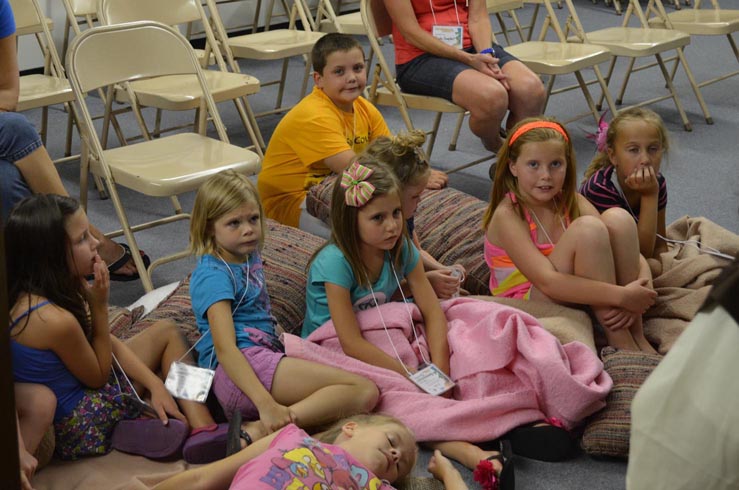 Children Listening to the Shepard's Story