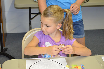 Children Working on Crafts