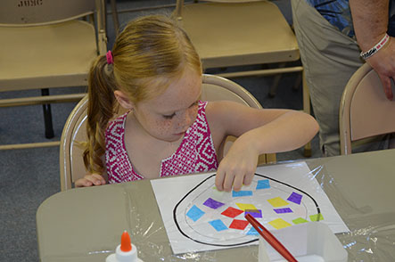 Children Working on Crafts