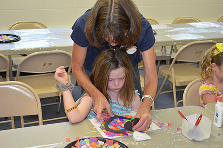 Children Working on Crafts