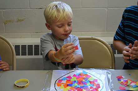 Children Working on Crafts