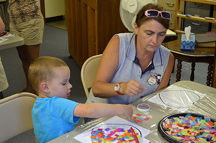 Children Working on Crafts