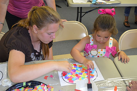 Children Working on Crafts