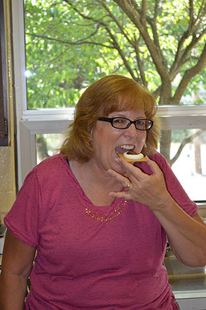 Nancy, Sampling a Fresh Smore