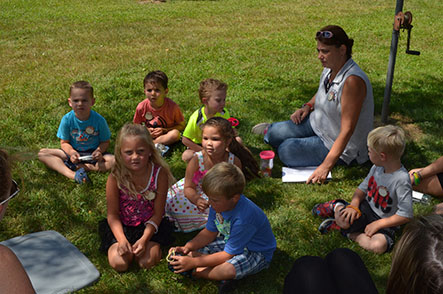 Children Listening to Game Instructions