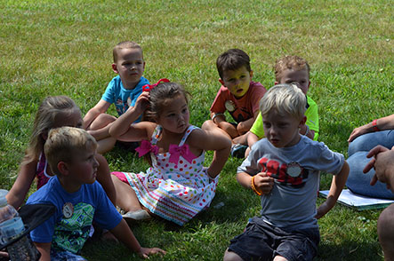 Children Listening to Game Instructions