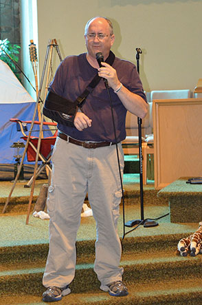 Pastor Steve Giving Prayer