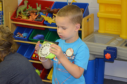 Children Playing in Classroom