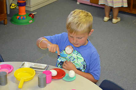 Children Playing in Classroom