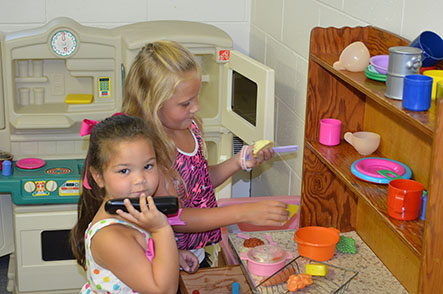 Children Playing in Classroom