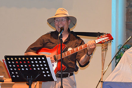 Steve Playing Guitar