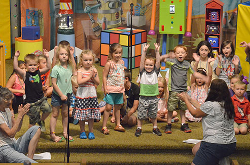 Children Singing for Their Parents