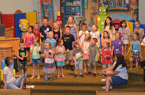 Children Singing for Their Parents