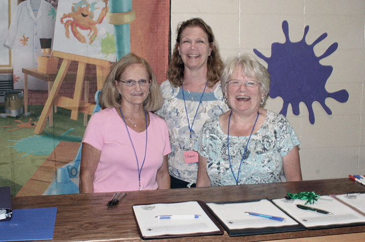 Rita, Sharon & Lana Registerd the Children