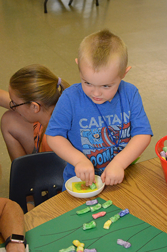 Child Working on Craft