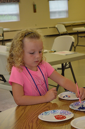 Child Working on Craft