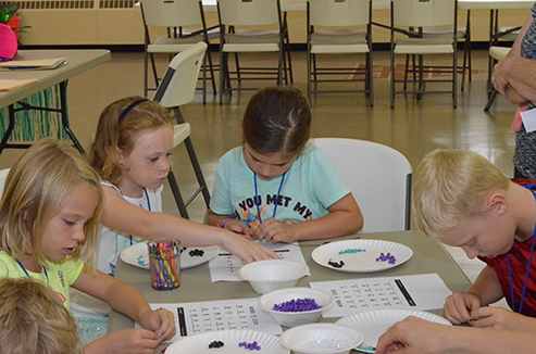 Children Working on Crafts