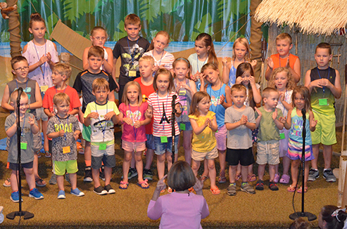 Children Singing for Their Parents