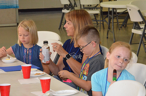 Children Snacking