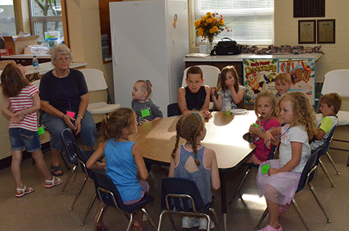 Children Snacking