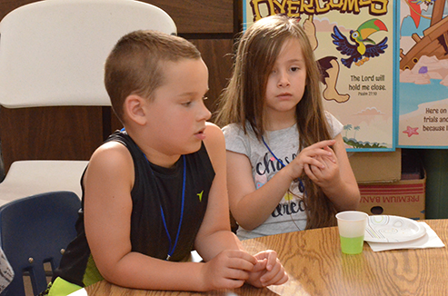 Children Eating Snack