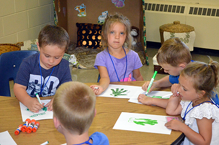 Children Making Craft