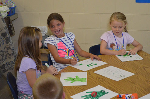 Children Making Craft